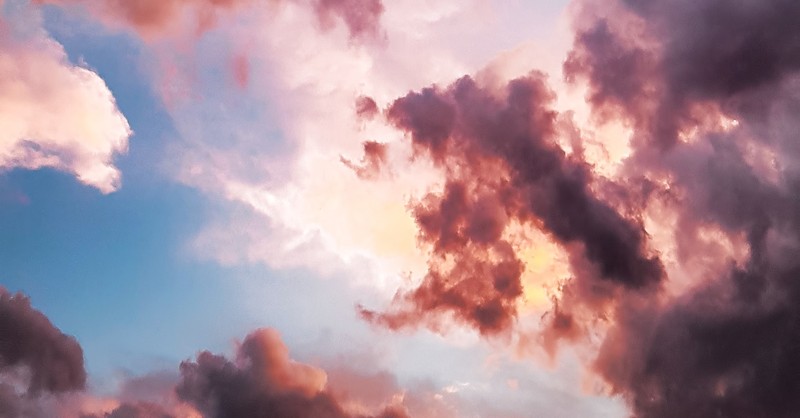 pink and purple clouds in sky