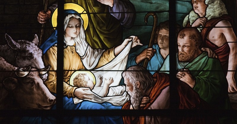 baby jesus christmas advent stained glass, For unto you is born this day in the city of David a Savior, who is Christ the Lord