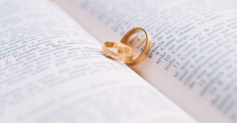 bible with wedding rings in it, what does bible say about neglecting wife