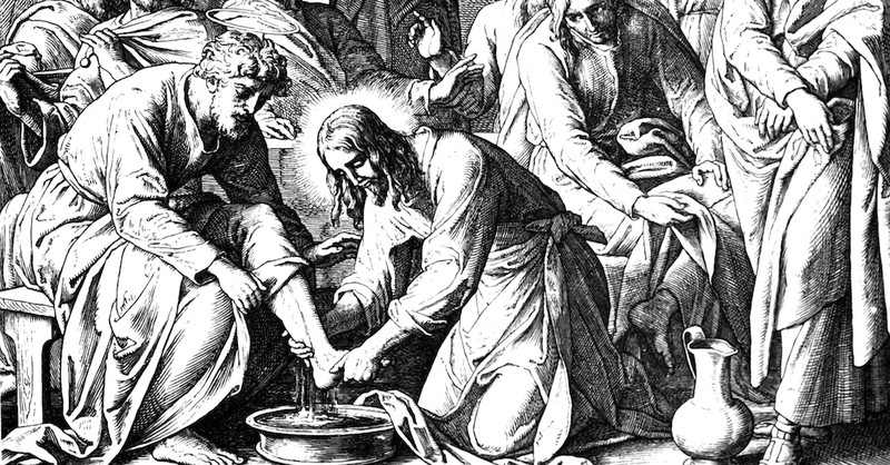 Jesus washing disciples' feet, jesus hospitality