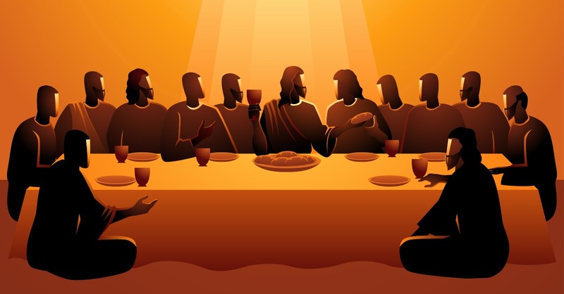 Illustration of the last supper