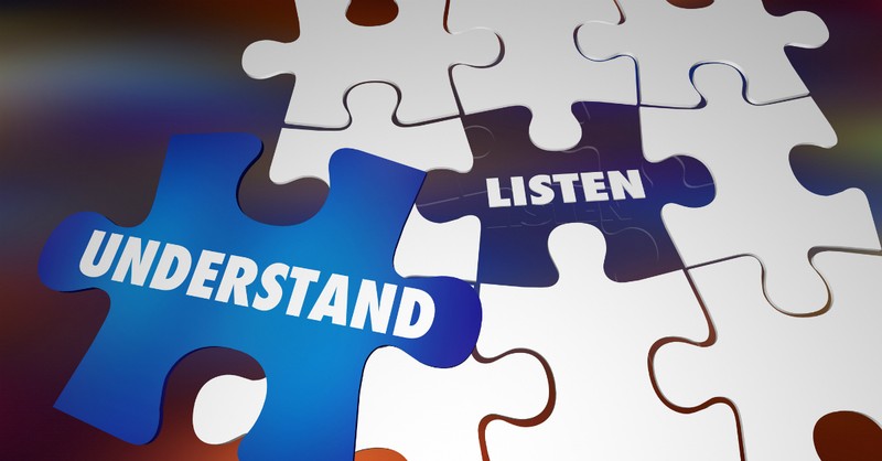 puzzle pieces saying listen and understand, what does the bible say about listening