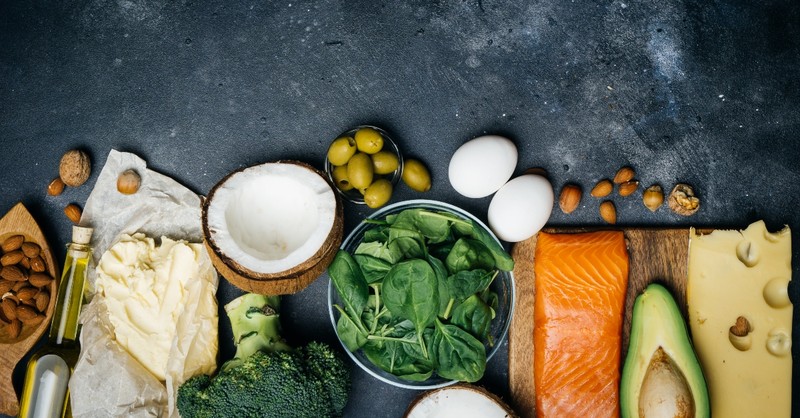 fresh, Lent-approved produce on the kitchen counter