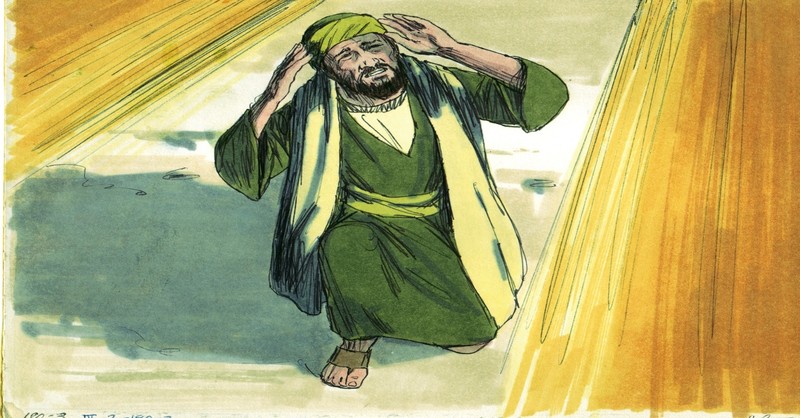 Paul blinded on road to Damascus