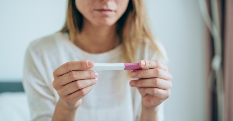 a woman with a pregnancy test; what does the Bible say about abortion?