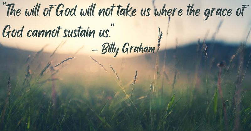 Wild grass in the mountains at sunset, billy graham sympathy quote