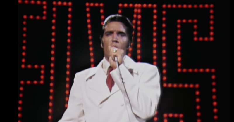 Classic 1968 Clip of Elvis Presley Singing 'If I Can Dream'