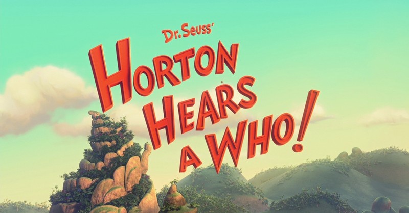 Horton Hears A Who 2008 movie poster, pro-life bible