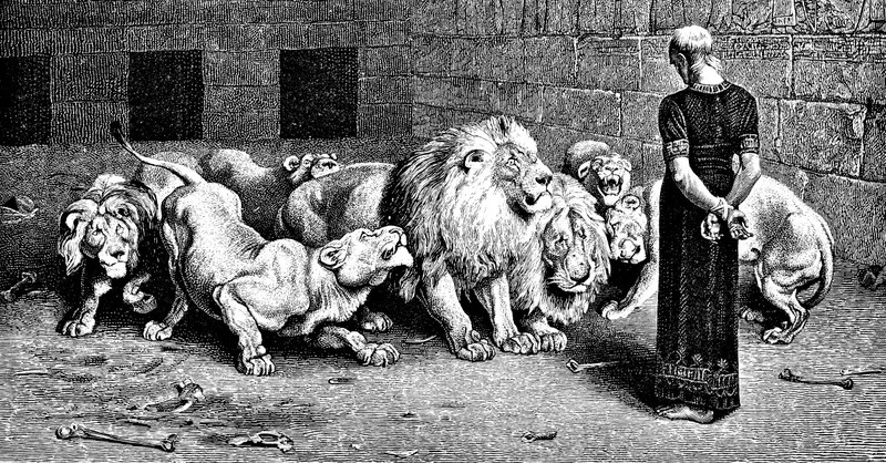 daniel in lions den, prophet daniel