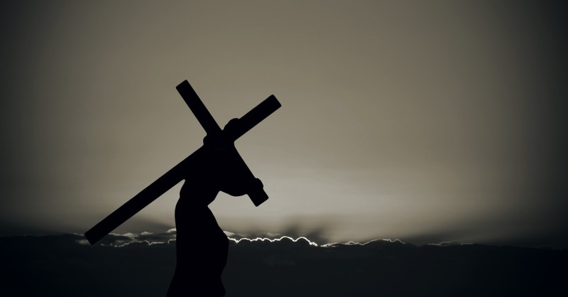 Jesus carrying the cross