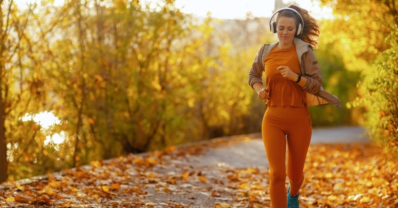 Woman running