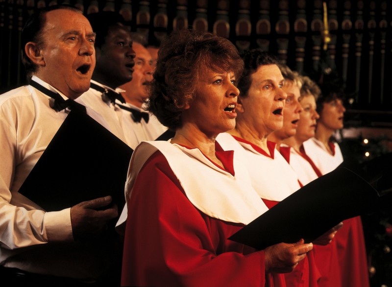 acapella choir to illustrate church of christ choir