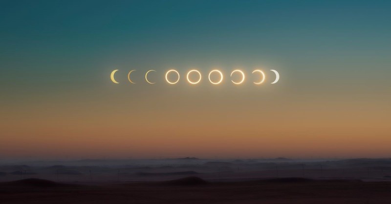 solar eclipse moon sun lunar sky space