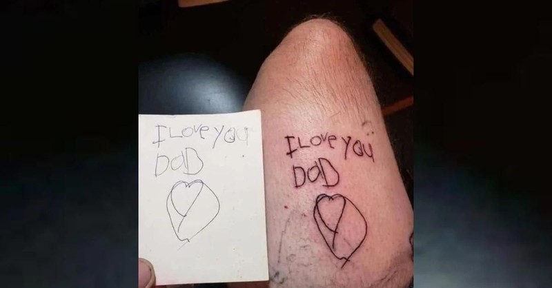 Man Wants to Honor the 4-Year-Old He Lost & the Meaning Behind This Dad’s Tattoo Is So Tragic