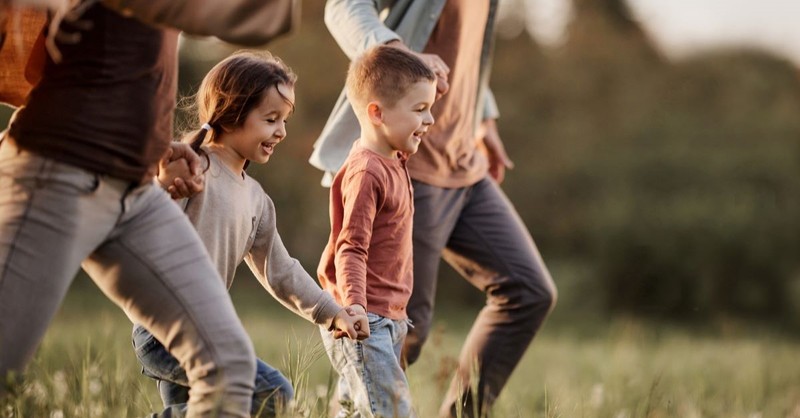 kids parent parenting walking hike outdoors family children