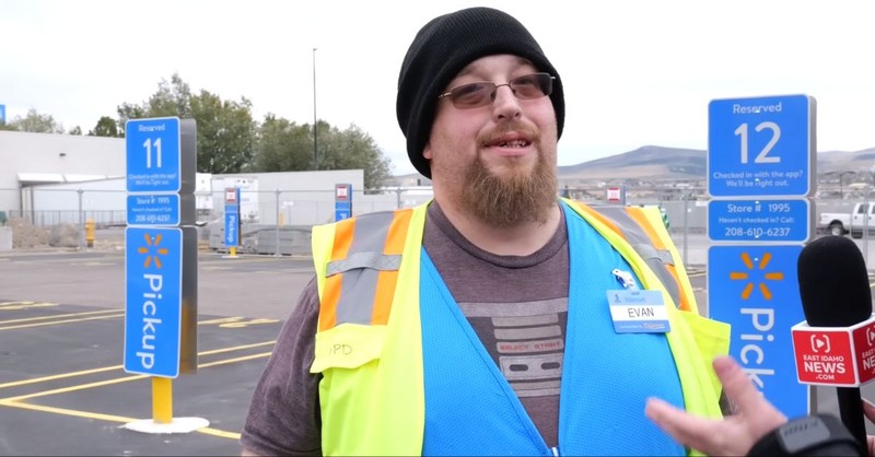 Secret Santa Surprises Struggling Dad of 4 in Walmart Parking Lot