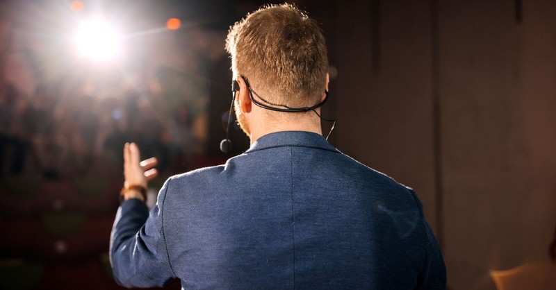 Political speaker; speaking; conference; talking; politics