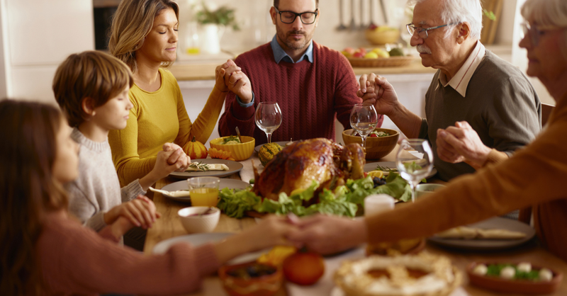 family dinner prayer