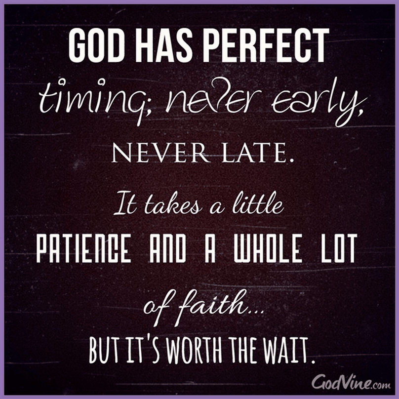 God Has Perfect Timing