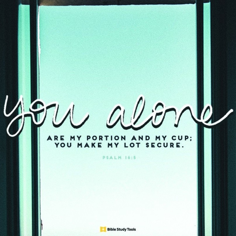 Your Daily Verse - Psalm 16:5