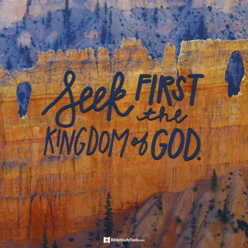 Your Daily Verse - Matthew 6:33