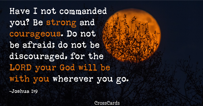 Your Daily Verse - Joshua 1:9