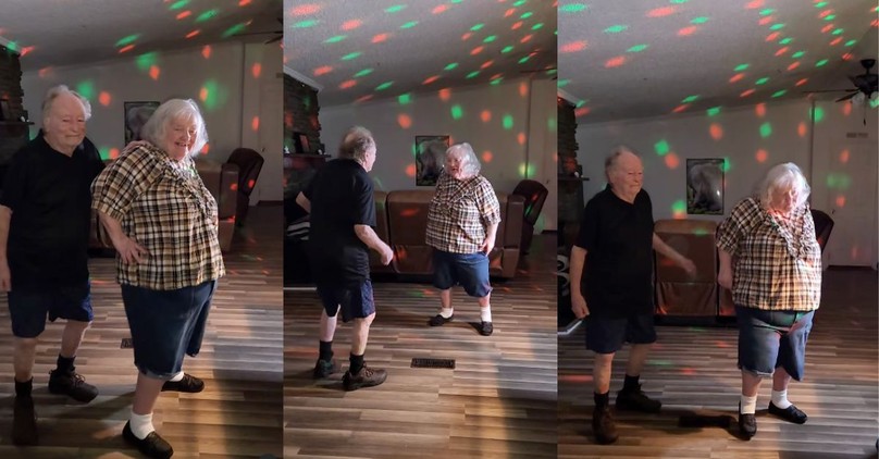 Elderly Couple's Energetic Dance to 'Livin' On a Prayer' Is Pure Joy