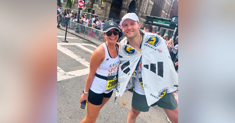 Woman Finishes Boston Marathon and Gets Heartwarming Proposal