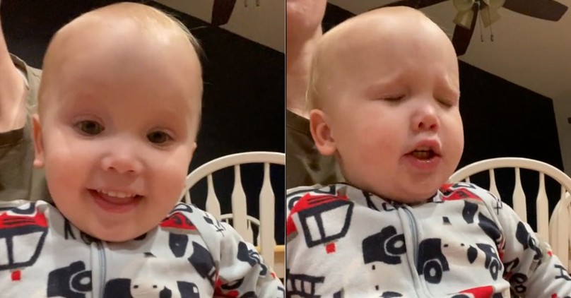 Toddler Moved by the Spirit as He Sings 'God Only Knows'