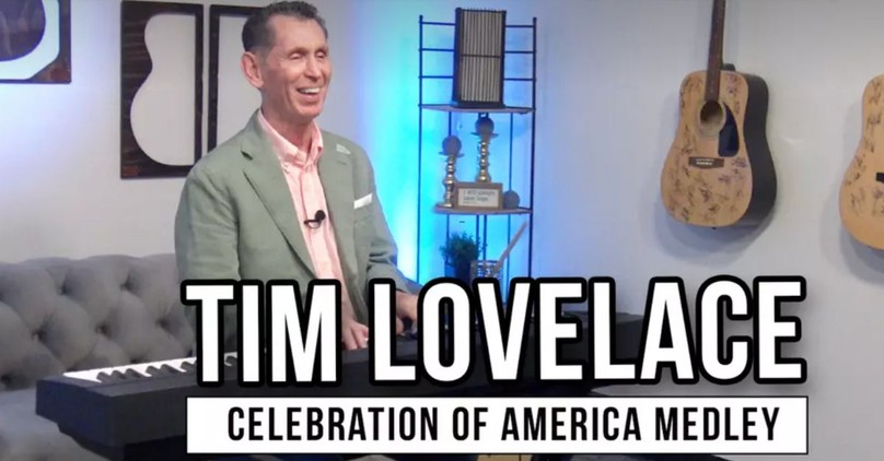 Tim Lovelace Honors Faith & Freedom with Powerful Studio Performance of New 'Celebration of America Medley'