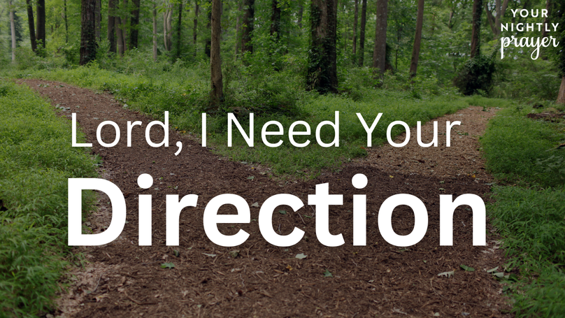 Lord, I Need Your Direction | Your Nightly Prayer