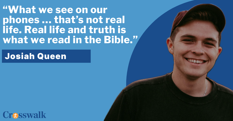 Josiah Queen Urges Young Fans to Put Down Their Phones and Pick Up Scripture