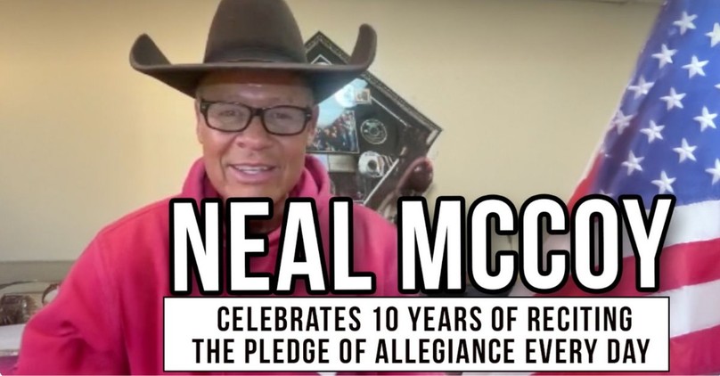 Neal McCoy Celebrates 10 Years of Reciting the Pledge of Allegiance Every Day