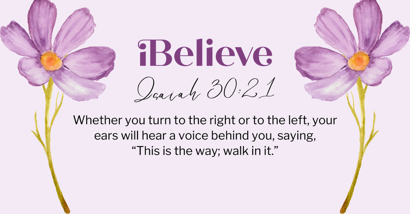 Your Daily Verse - Isaiah 30:21