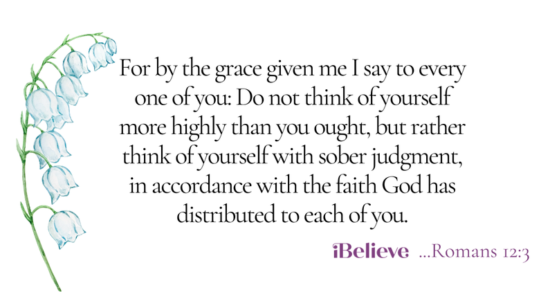 Your Daily Verse - Romans 12:3 - August 11th