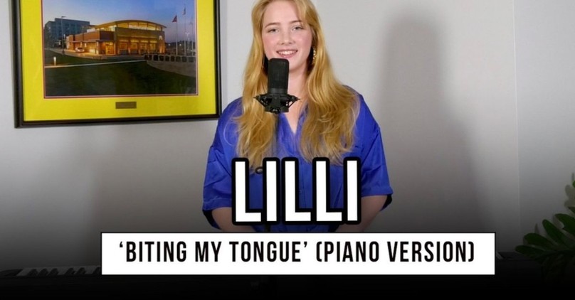 Australian Christian Singer LILLI Performs 'Biting My Tongue' | Piano Version