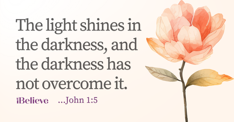 Your Daily Verse - John 1:5 - October 2nd