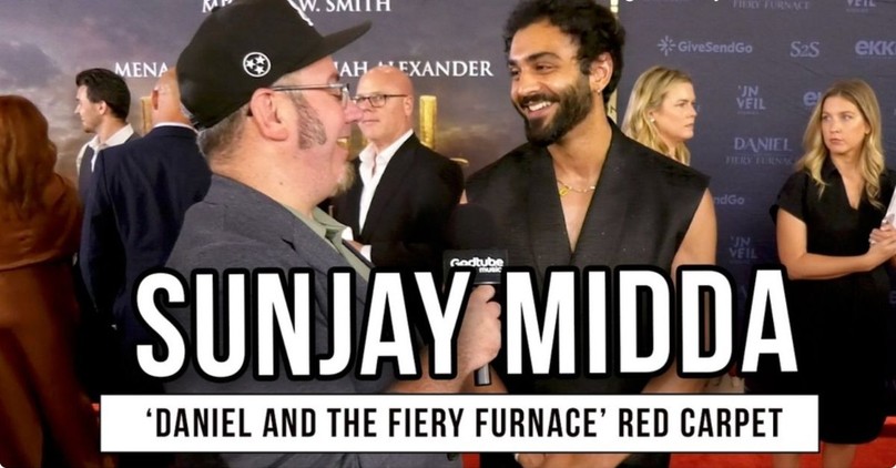 Shadrach Actor Sunjay Midda Reveals He Cried for Hours Filming the Fiery Furnace Scene