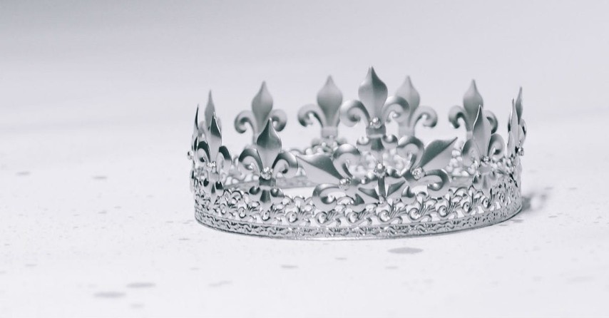 crown on white background