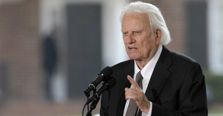 5. Billy Graham kept his focus on the Gospel. 