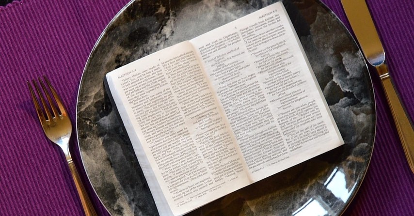 open bible, ash wednesday lent fasting