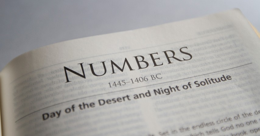 bible open to book of numbers