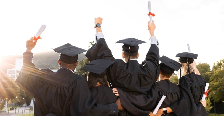 college graduates celebrating, prayer for graduate