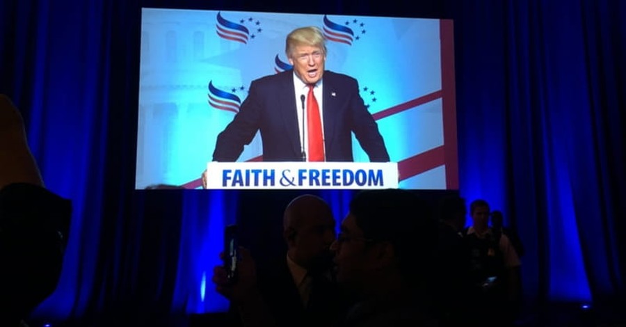 Trump Says He Will Abolish Religious Freedom Restricting Amendment