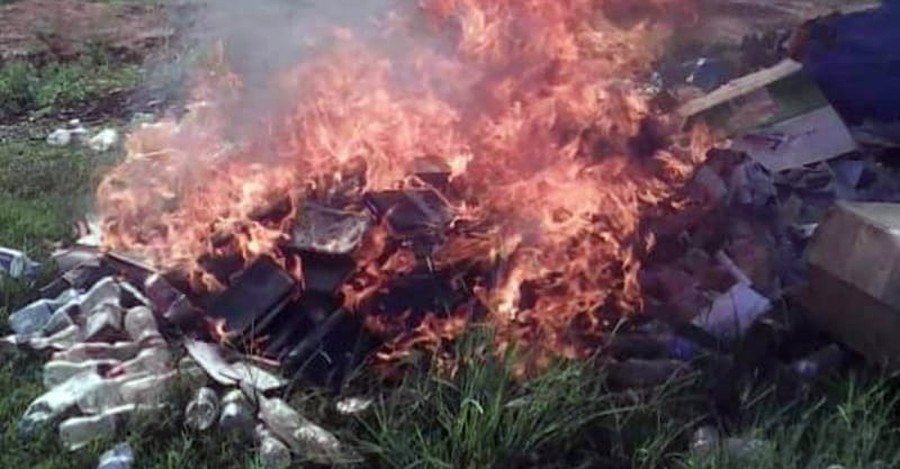 Ugandan Pastor Torches Bibles as the Work of ‘Devil Worshippers'