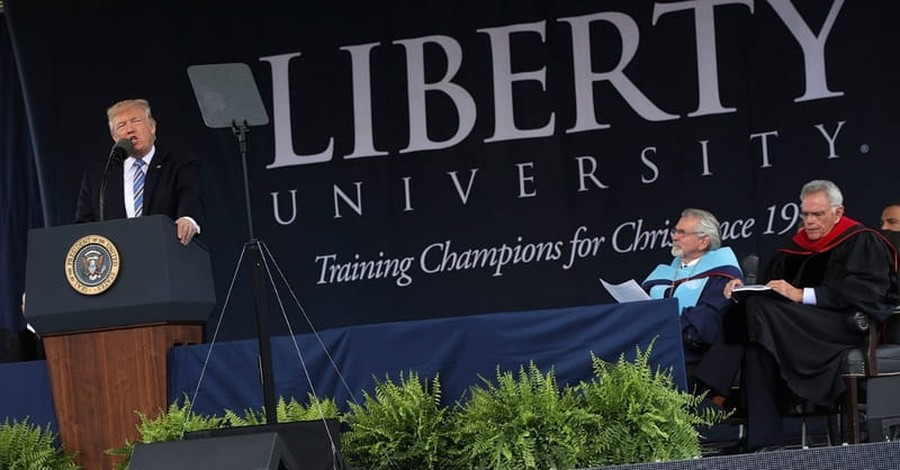 President Trump at Liberty University Commencement: ‘In America, We Don’t Worship Government, We Worship God’