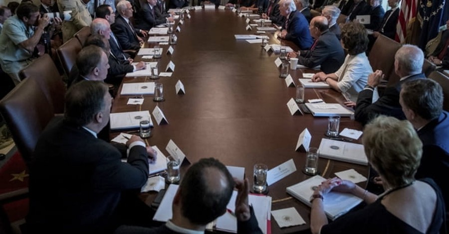 Cabinet Members Study Bible Together Weekly
