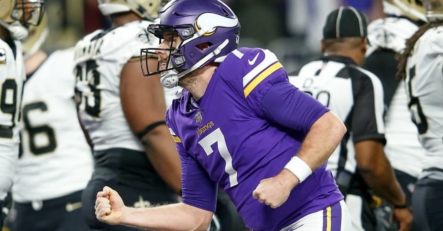 Minnesota Vikings Quarterback Calls Giving Life to Christ the 'Best Moment of My Life'