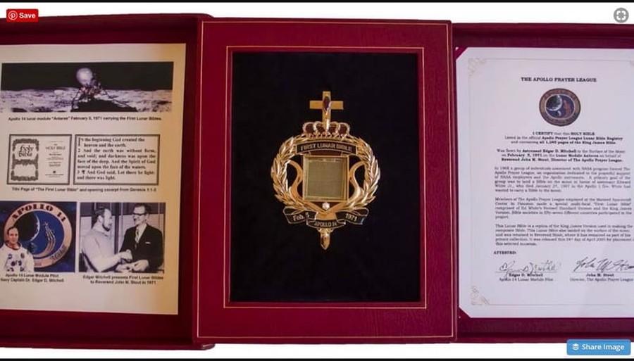 Bidding Starts at $50K for Bible that Went to Moon