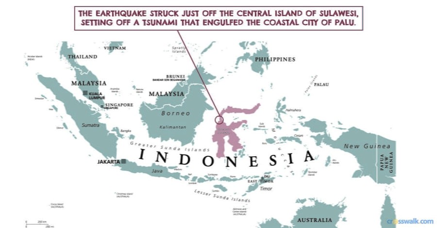 1. Indonesia is located in a geographical region referred to as the “Ring of Fire.”